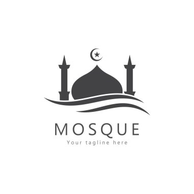 Cami logosu tasarım vektör amblemi tasarım yaratıcı sembol simgesi