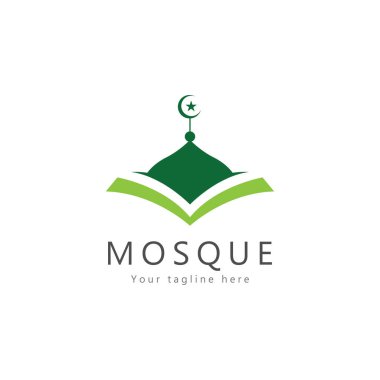 Cami logosu tasarım vektör amblemi tasarım yaratıcı sembol simgesi