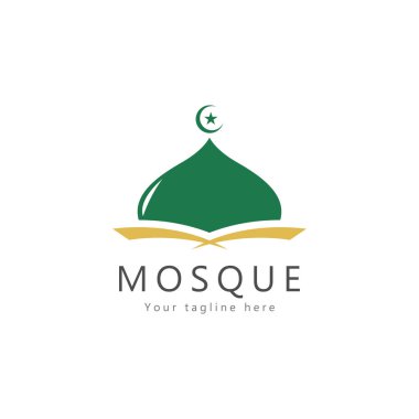 Cami logosu tasarım vektör amblemi tasarım yaratıcı sembol simgesi