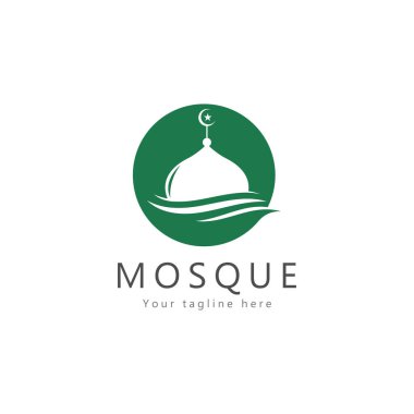 Cami logosu tasarım vektör amblemi tasarım yaratıcı sembol simgesi