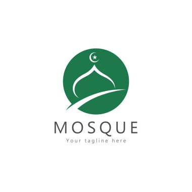Cami logosu tasarım vektör amblemi tasarım yaratıcı sembol simgesi
