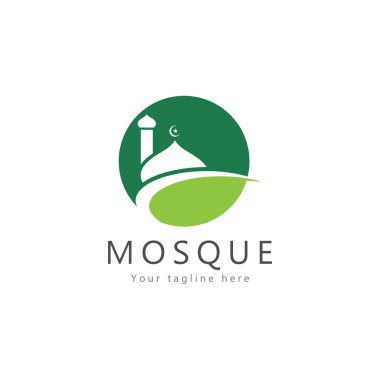 Cami logosu tasarım vektör amblemi tasarım yaratıcı sembol simgesi