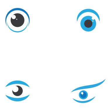 Marka Kimliği Kurumsal Göz Bakımı vektör logosu tasarımı