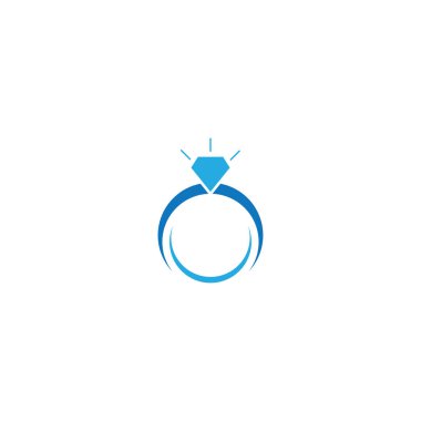 Elmas logo vektör şablonu