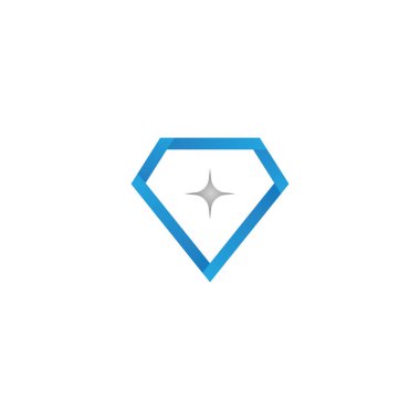 Elmas logo vektör şablonu