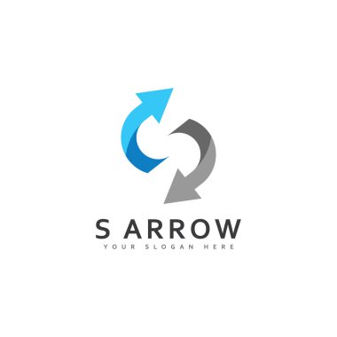 Okun logo simgesi. vektör illüstrasyonu