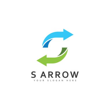 Okun logo simgesi. vektör illüstrasyonu