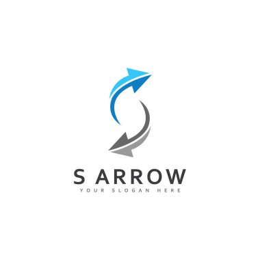 Okun logo simgesi. vektör illüstrasyonu