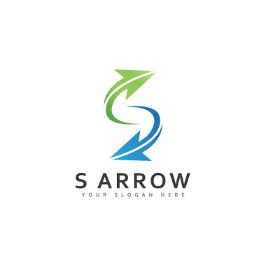 Okun logo simgesi. vektör illüstrasyonu