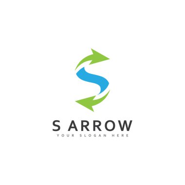 Okun logo simgesi. vektör illüstrasyonu