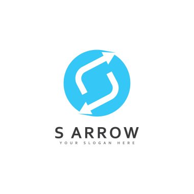 Okun logo simgesi. vektör illüstrasyonu