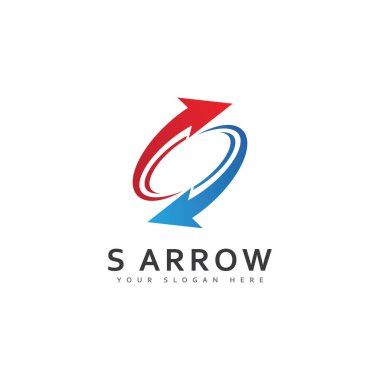 Okun logo simgesi. vektör illüstrasyonu