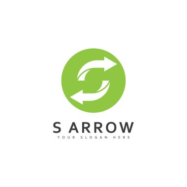 Okun logo simgesi. vektör illüstrasyonu