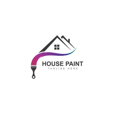 Boyama logosu vektör illüstrasyonuName