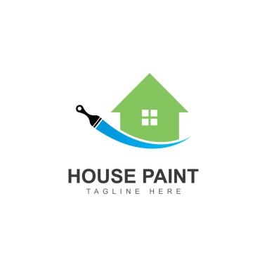 Boyama logosu vektör illüstrasyonuName