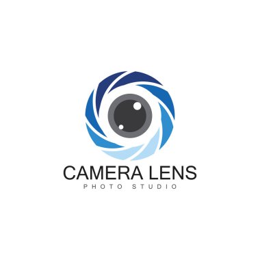 kamera lens sembolü vektör resimleri