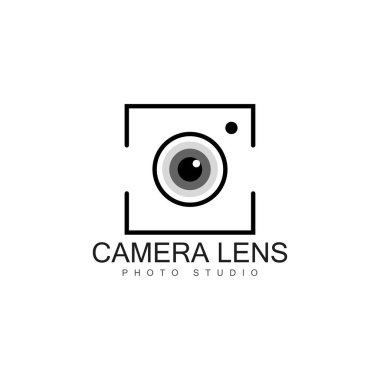 kamera lens sembolü vektör resimleri
