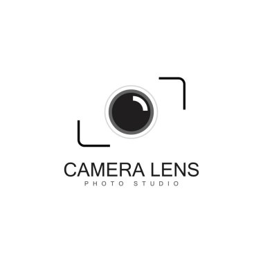 kamera lens sembolü vektör resimleri
