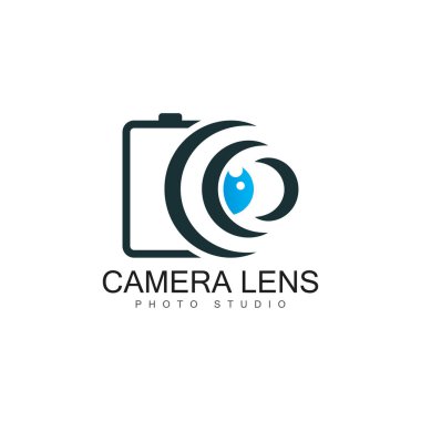 kamera lens sembolü vektör resimleri