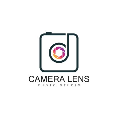 kamera lens sembolü vektör resimleri