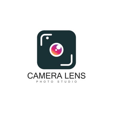 kamera lens sembolü vektör resimleri