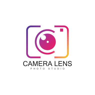 kamera lens sembolü vektör resimleri