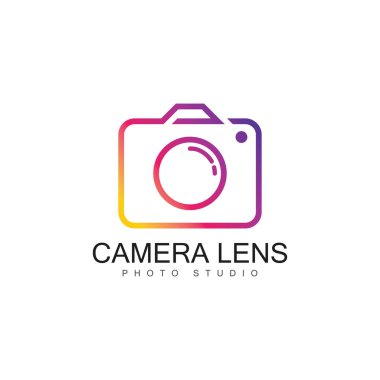 kamera lens sembolü vektör resimleri