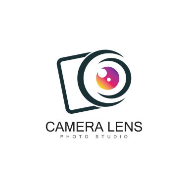 kamera lens sembolü vektör resimleri