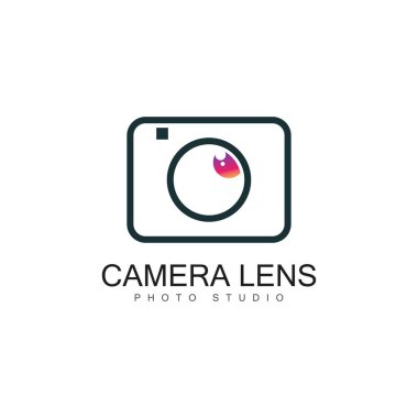 kamera lens sembolü vektör resimleri