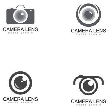 kamera lens sembolü vektör resimleri
