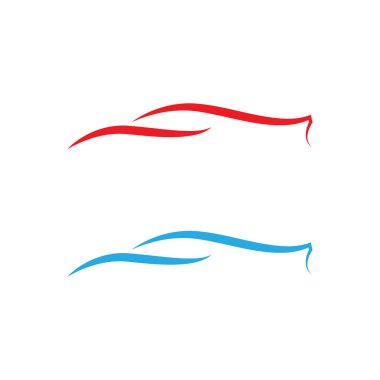 Otomatik araba Logo şablonu vektör çizim simgesi tasarım