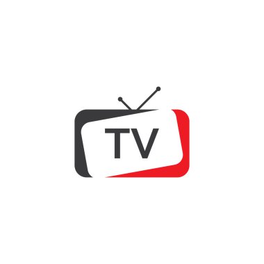 TV ya da televizyon logo vektörü vektörü