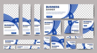 Modern afiş tasarım ağ şablonu Set, Yatay başlık web pankartı. Web sitesi tasarımı için modern kapak başlığı arka planı, Sosyal Medya Kapak reklamları, broşür, davetiye kartı