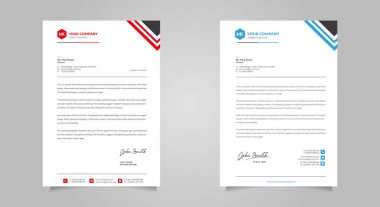 Business Letterhead Design Modern Business Letter baş tasarım şablonu