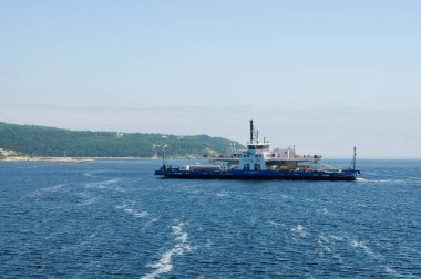 Yatay Dağlı Tadoussac Quebec Feribotu