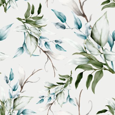 Lüks suluboya kusursuz desen dizaynı bırakır