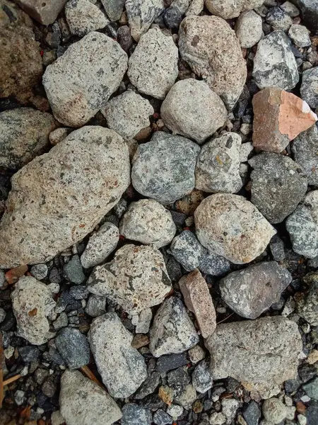gravel in the yard