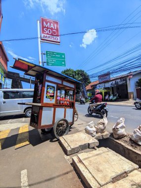 Barselona, İspanya 'nın sokak manzarası