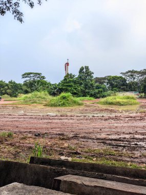 Tayland 'daki eski binanın kalıntıları.