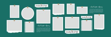 Resimler veya fotoğraflar çerçeve kolajı, sayfa ızgarası soyut fotoğraf çerçeveleri ve dijital fotoğraf duvarı şablonu