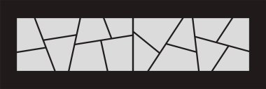 Resim veya fotoğraf çerçevesi kolaj düzeni soyut fotoğraf çerçeveleri ve dijital fotoğraf duvarı şablonu