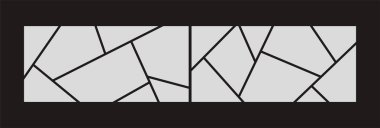 Resim veya fotoğraf çerçevesi kolaj düzeni soyut fotoğraf çerçeveleri ve dijital fotoğraf duvarı şablonu