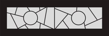 Resim veya fotoğraf çerçevesi kolaj düzeni soyut fotoğraf çerçeveleri ve dijital fotoğraf duvarı şablonu