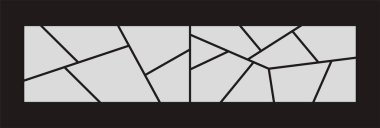 Resim veya fotoğraf çerçevesi kolaj düzeni soyut fotoğraf çerçeveleri ve dijital fotoğraf duvarı şablonu