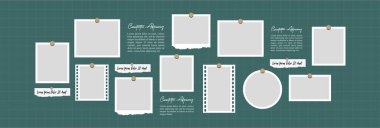 Resim veya fotoğraf çerçevesi kolaj düzeni soyut fotoğraf çerçeveleri ve dijital fotoğraf duvarı şablonu