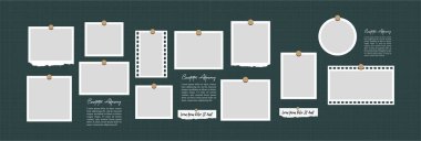 Resim veya fotoğraf çerçevesi kolaj düzeni soyut fotoğraf çerçeveleri ve dijital fotoğraf duvarı şablonu