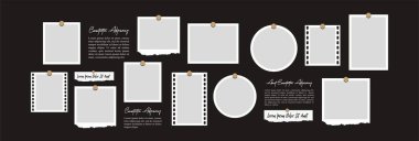 Resim ya da fotoğraf çerçeveli kolaj. çizgi roman sayfası ızgara düzeni soyut fotoğraf çerçeveleri ve dijital fotoğraf duvarı şablonu