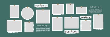 Resim ya da fotoğraf çerçeveli kolaj. çizgi roman sayfası ızgara düzeni soyut fotoğraf çerçeveleri ve dijital fotoğraf duvarı şablonu