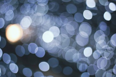 Şehirdeki Bokeh 'in arka planı