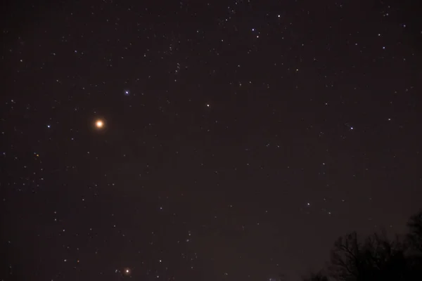 Cielo Estrellado Brillante Tarde Noche — Foto de Stock